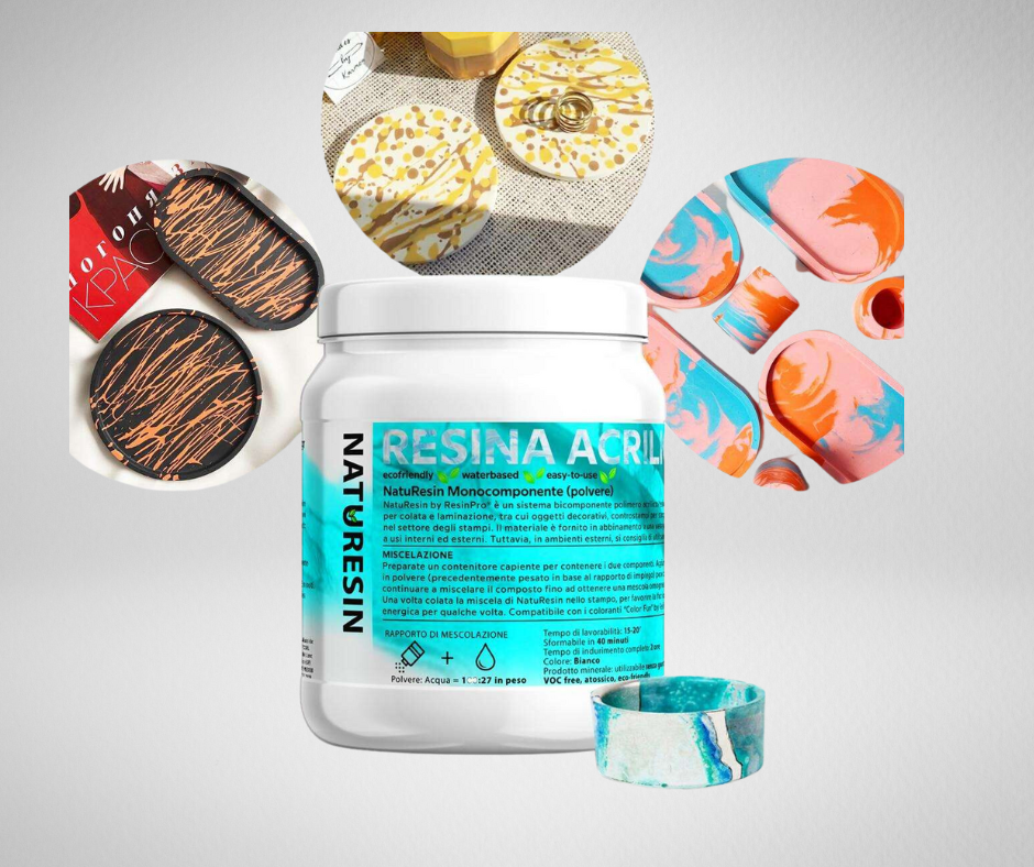 Mineralinė derva vandens pagrindu ECORESIN 1kg